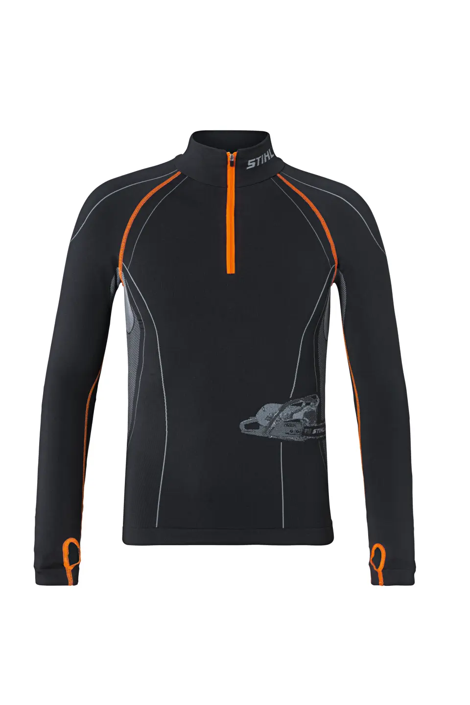 Werkshirt, Lange Mouw, ADVANCE, Maat XL, Zwart