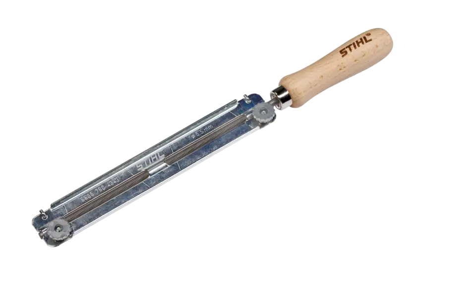 Vijlhouder, Met Ronde Vijl, Voor 1/4" En 3/8"-P-ketting, Ø 4,0 Mm