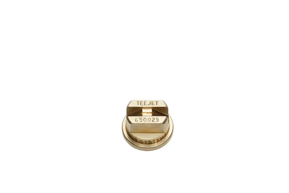 Vlakstraalmond, Messing, 65-0025