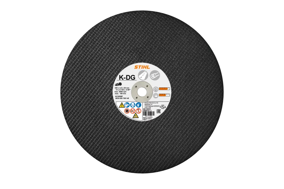 Kunsthars-doorslijpschijf, Ø 400 Mm, Asfalt, K-DG