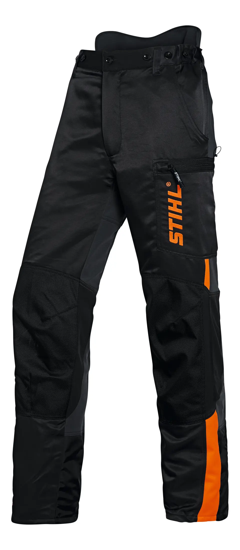 Broek Met Tailleband, DYNAMIC Klasse 2, Maat XS, Antraciet