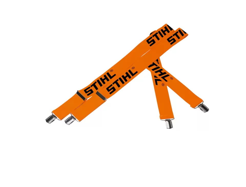 Bretellen, 110 Cm, Oranje, Met Metalen Clips