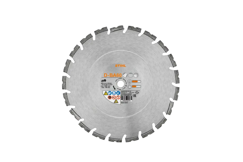 Diamant-doorslijpschijf, Ø 400 Mm, Universeel, D-BA90