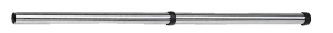 Verlengbuis, 1-delig, edelstaal, Ø 36 mm, 500 mm