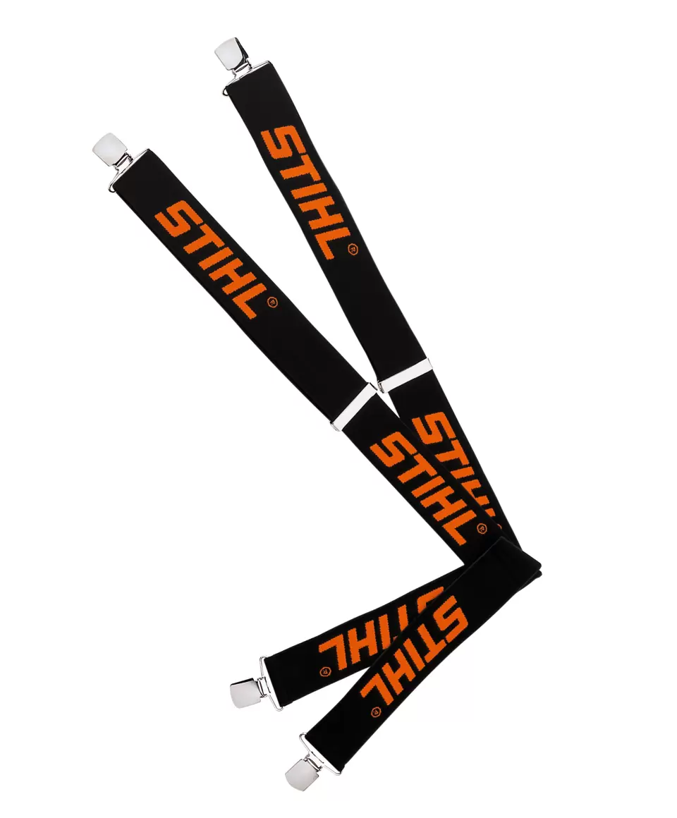Bretellen, 130 Cm, Zwart/oranje, Met Metalen Clips