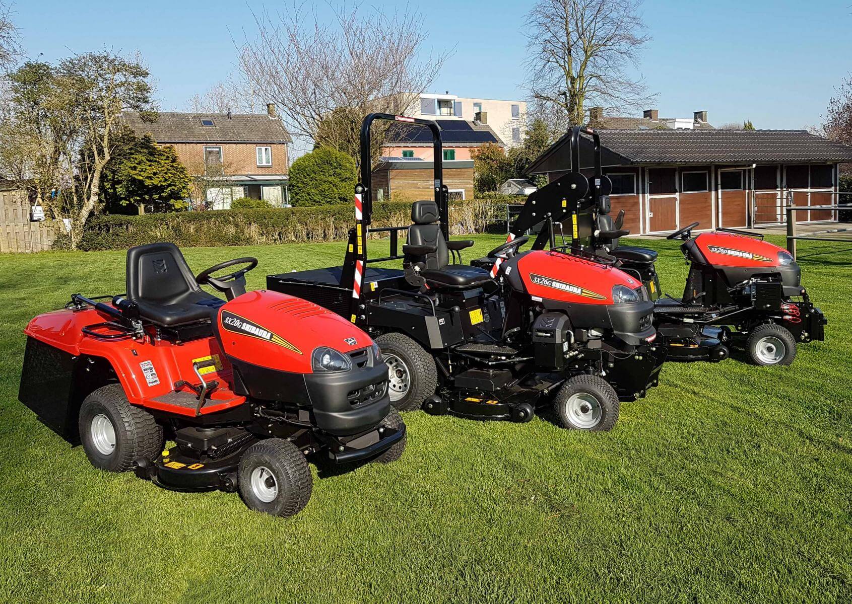 Shibaura SX20G, SX26G, SX26D zitmaaiers met grasopvang - Afbeelding 3